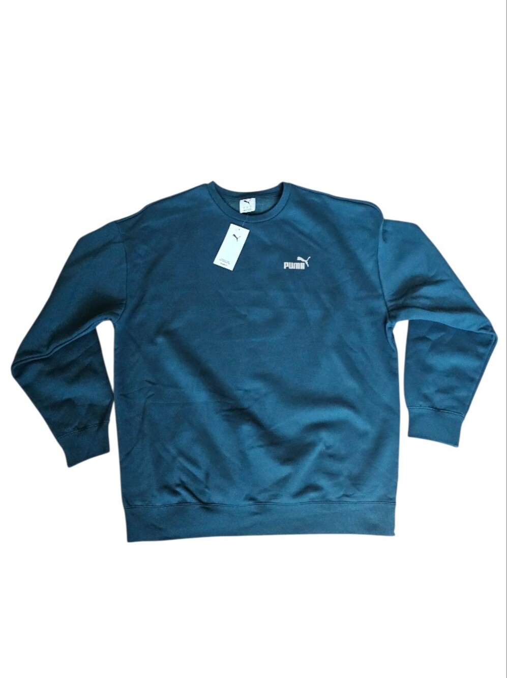 PUMA Men's RAD/CAL Metallic Crewneck Sweatshirt - Green Terrain - Size L - NWT - Picture 15 of 16